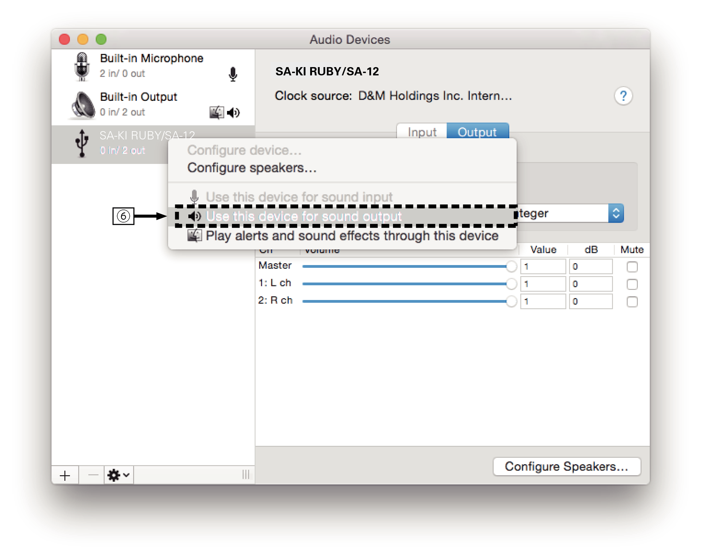 MacOS setting 1 SA12SE ope6